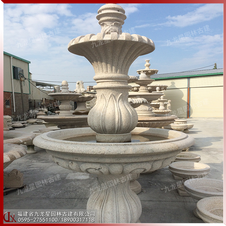 石雕噴泉圖片